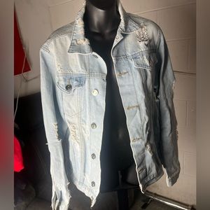 Mens carbon jeans jacket size M